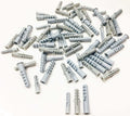 Pack of 75 ultra tough Nylon wall plugs M5 M6 M7 with anti-rotation fins for secure fixing