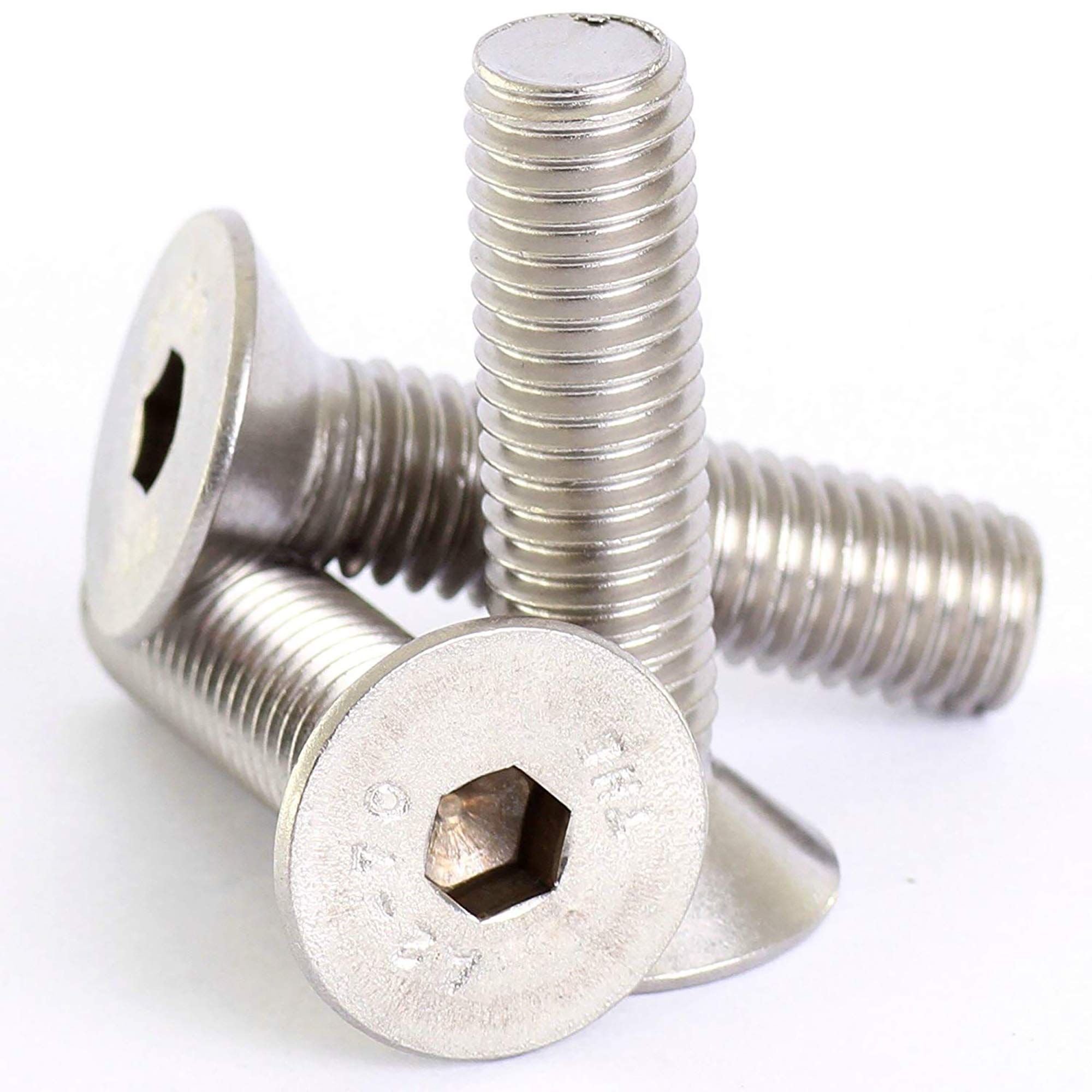 M6 x 25mm Countersunk Socket Screws A2 Stainless Steel Allen Key