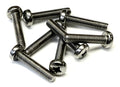 M5 x 25 Pozi Pan Head Screws A2 Stainless Steel pack of 8