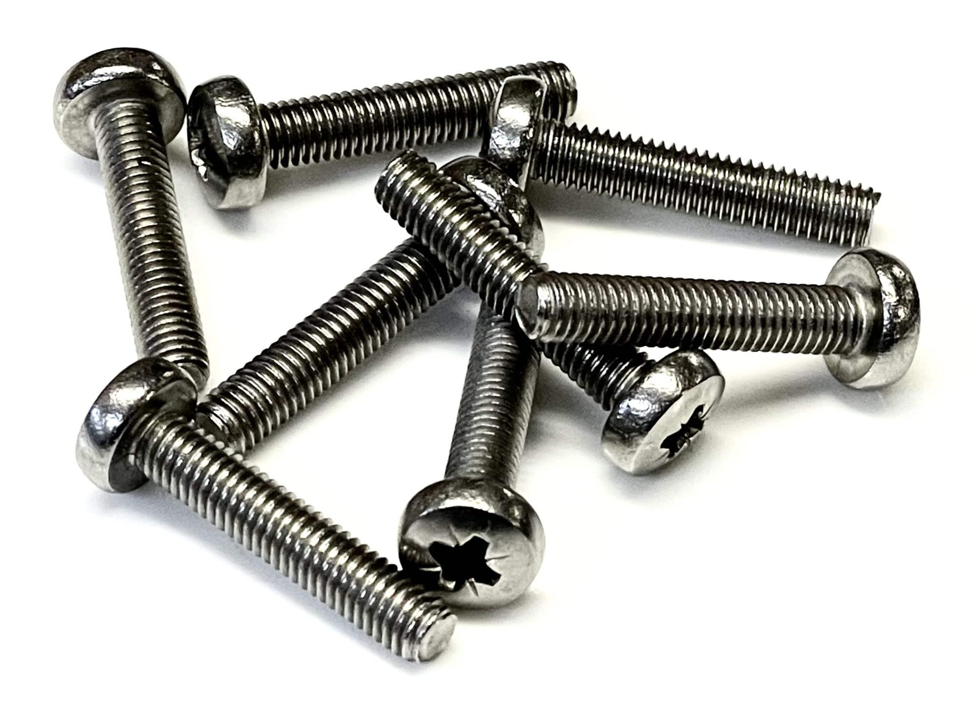 M5 x 25 Pozi Pan Head Screws A2 Stainless Steel pack of 8