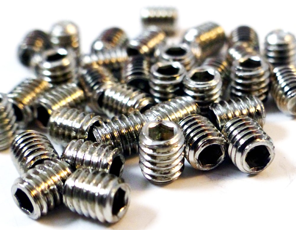 M6 x 6mm Cup Point A4 316 Stainless Steel Socket Screws Marine Standard (DIN 916) Pack of 20