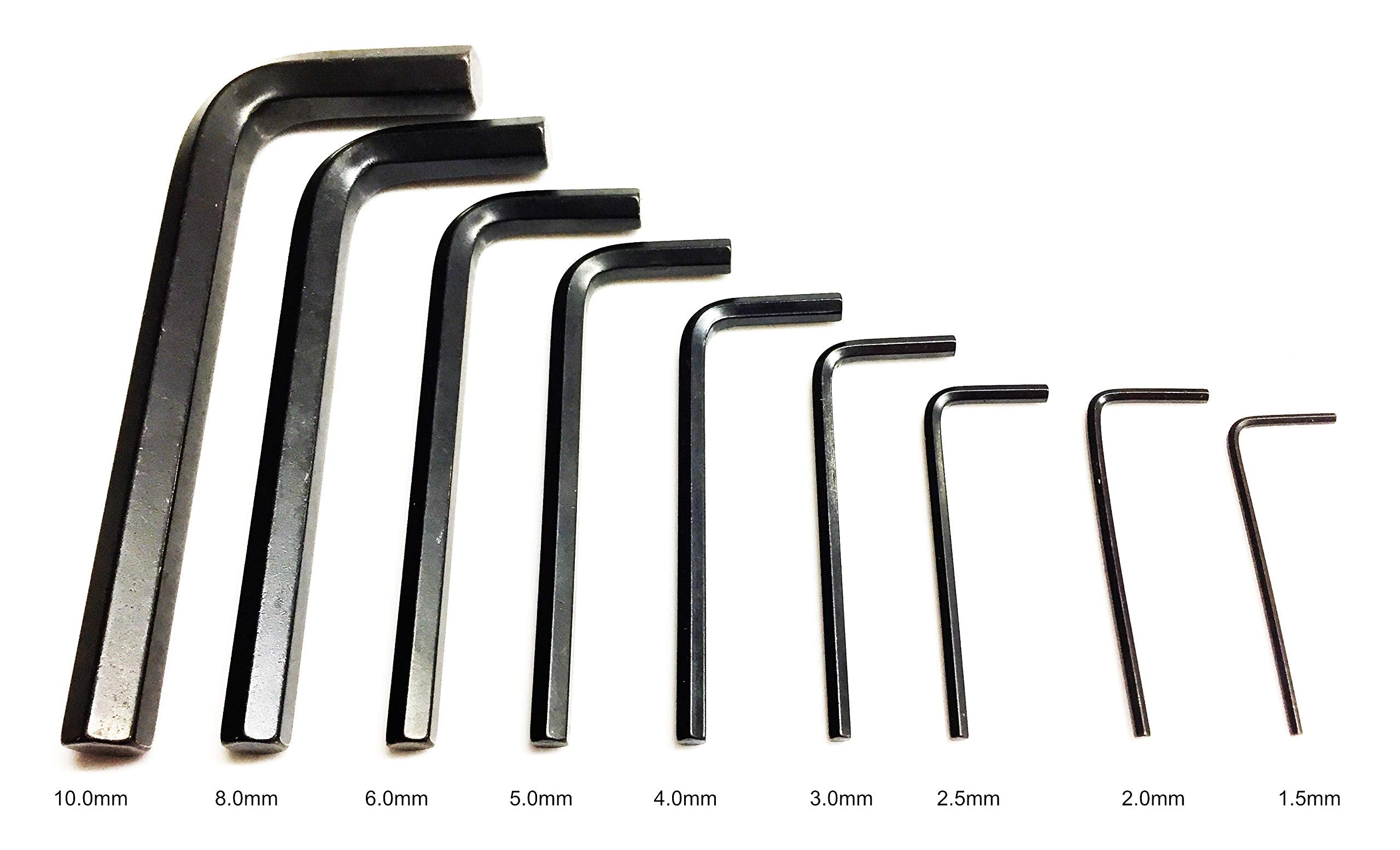 1.5mm Hex Allen Key - Hardened Steel - Single Piece - Metric