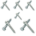 M8 x 30 Coach Screws Bright Zinc Plated Pack of 12