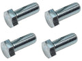 M16 x 70 hex head zinc bolts six-pack corrosion-resistant full thread grade 6 industrial fasteners
