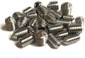 16 pack cone point grub screws with hex keys, 5mm length, metric threads M3-M6, A2 stainless steel