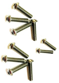 6mm Socket Button Head Bolts / Screws (10 Pack) M6 x 40mm A2 Stainless Steel Socket Allen Key Dome Head Bolt