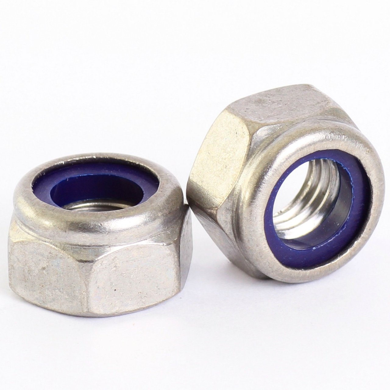 Nylock Lock Nut M8 A2 Stainless Steel Nylon Inserts 8mm X 1.25mm Pitch