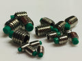 Nylon Tip Grub Screws are manufactured from 304 Stainless Steel A2 with a self colour finish M3 x 5mm M4 x 5mm M5 x 7mm, M6 x 7.5mm Pack of 16