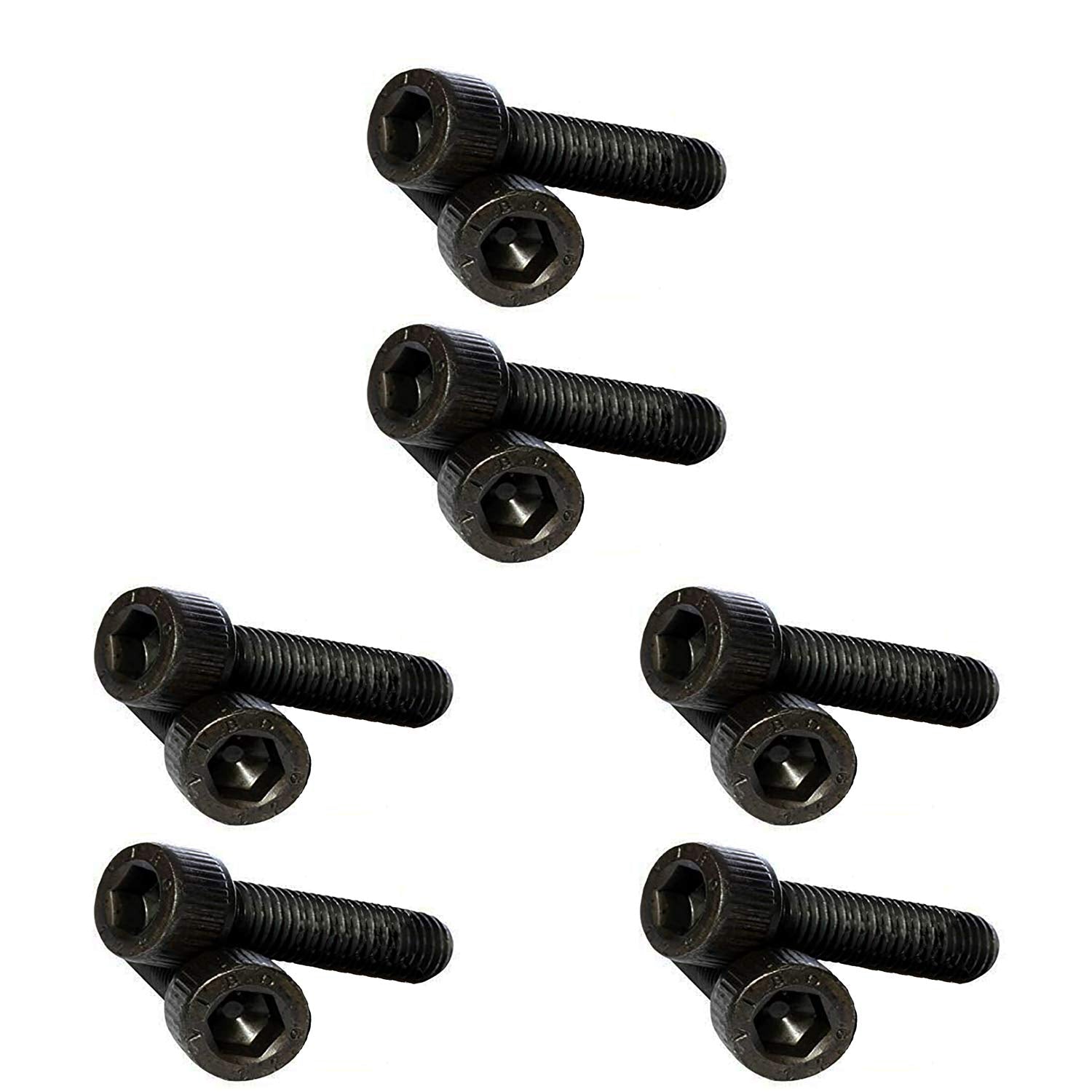 M4 x 20 Socket Cap Screws Black Grade High Tensile Steel 10.9 Pack of 12