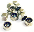 M8 Nylock thin nuts A2 Stainless Steel Pack of 10 DIN 985