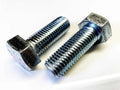M24 x 65 zinc plated high tensile set screws with hex head and durable steel construction, pack of 2