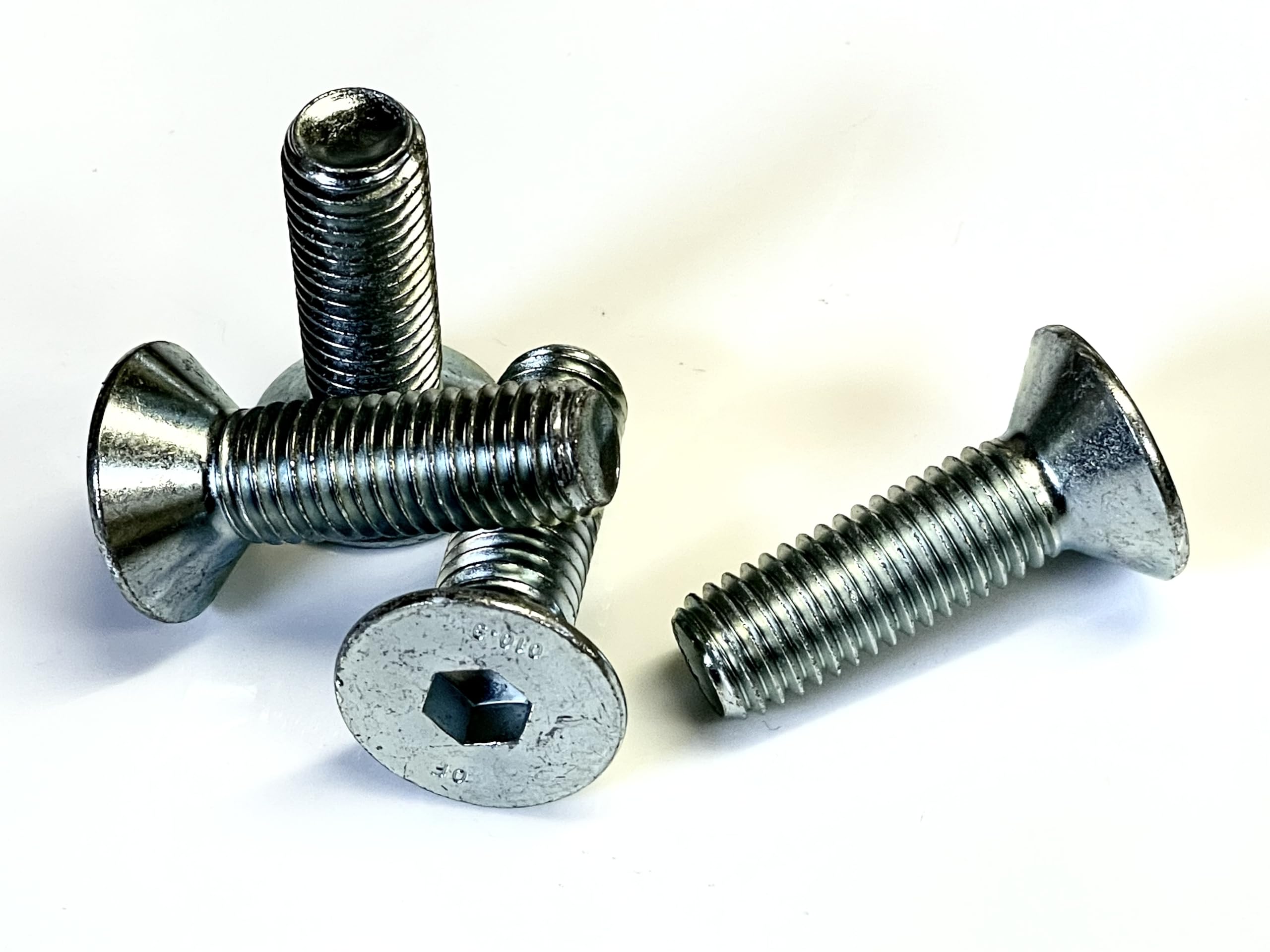 M12 x 40 socket countersink screws Bright Zinc plate Grade 10.9 Pack of 4 DIN 7991