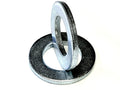 M30 Bright zinc plated plain washers pack of 2