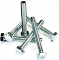 M10 x 75 hex set screws zinc coated pack of 6 with clear chromate corrosion protection