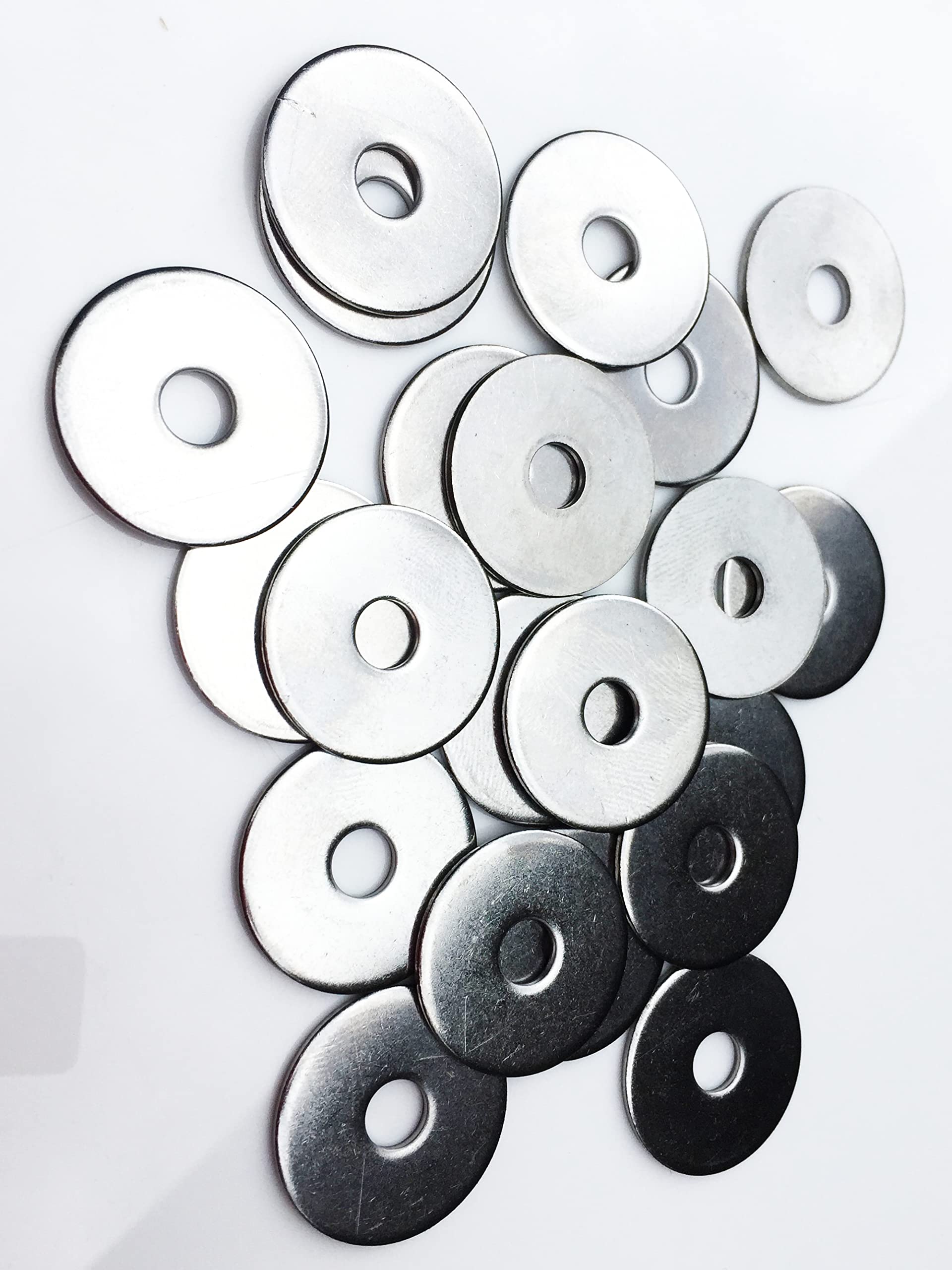 M6 x 25mm Penny Washers 1.5mm Thick - A2 Stainless Steel Pack of 20