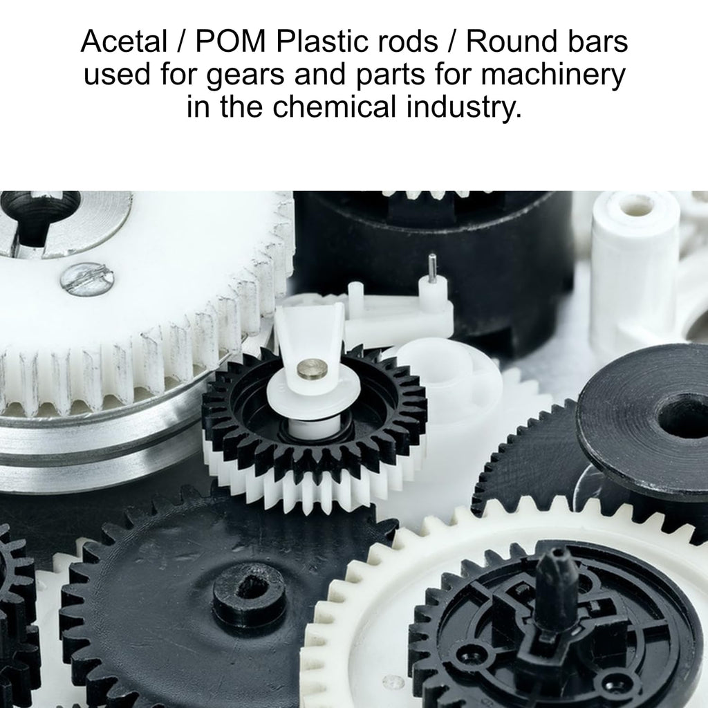 White Acetal Copolymer Rod