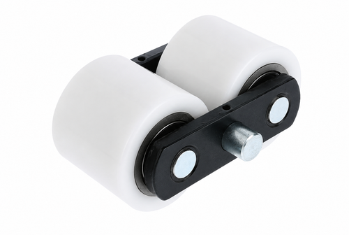 BT Pallet Truck Load Rollers 70mm x 80mm UHMWPE Wheels with Sealed Bearings (Pair)