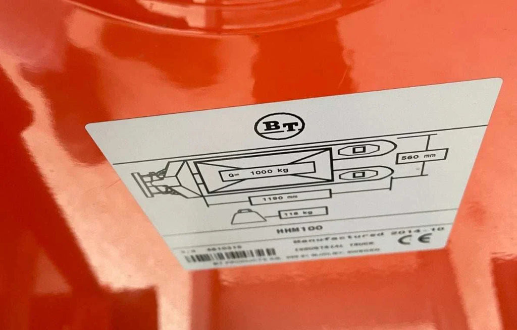 1000kg capacity high lift manual pallet truck with scissor lift and hydraulic pump by BT Rolatruc