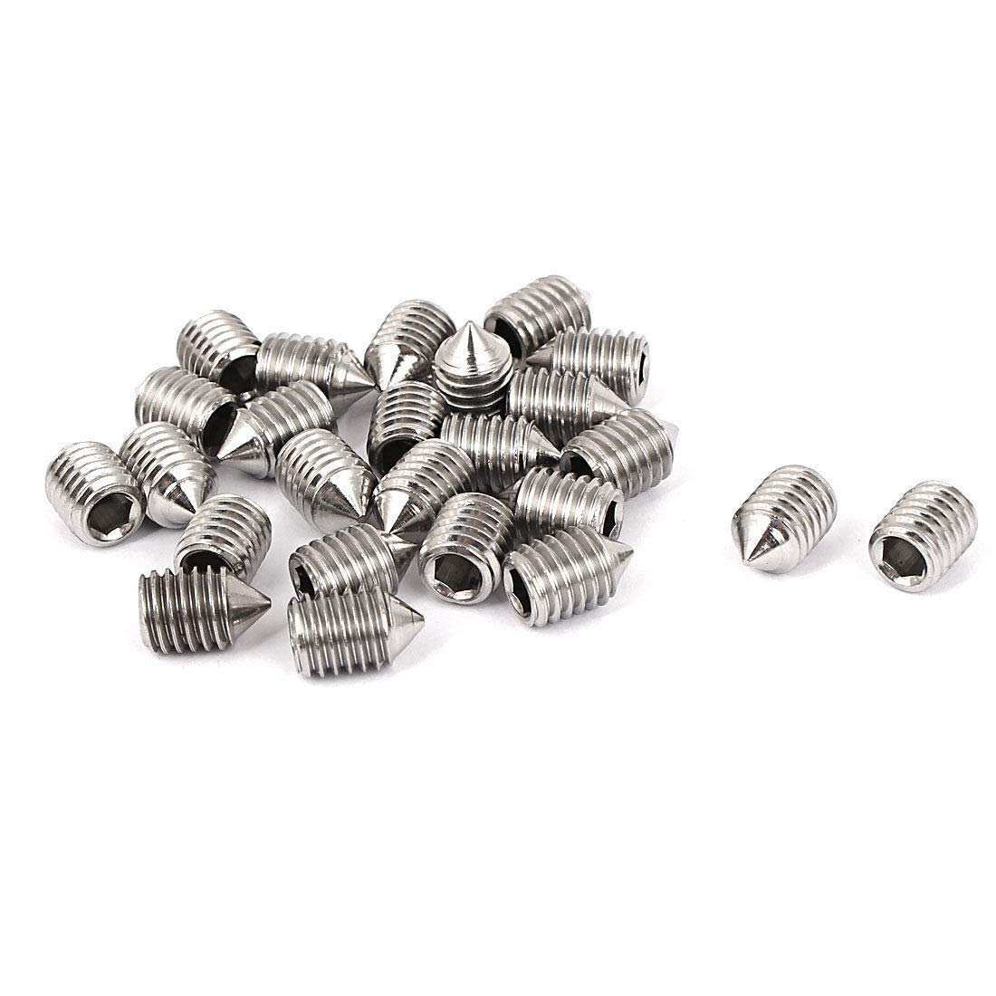 Set screws for door handle Cone Point Grub Screws Mixed Pack 16 | Warehouse Equip Uk