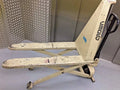Crown pallet truck with 2300kg capacity and high lift scissor pump for pallets