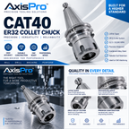 CAT40 ER32 x 2.5" 20000 RPM Corrosion-Proof Tool Holder