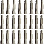 10 x 60mm Concrete Wall Anchors (Pack of 24) - Anti-Rotation Wall Plugs for TV Mounts - Warehouse Equip UK