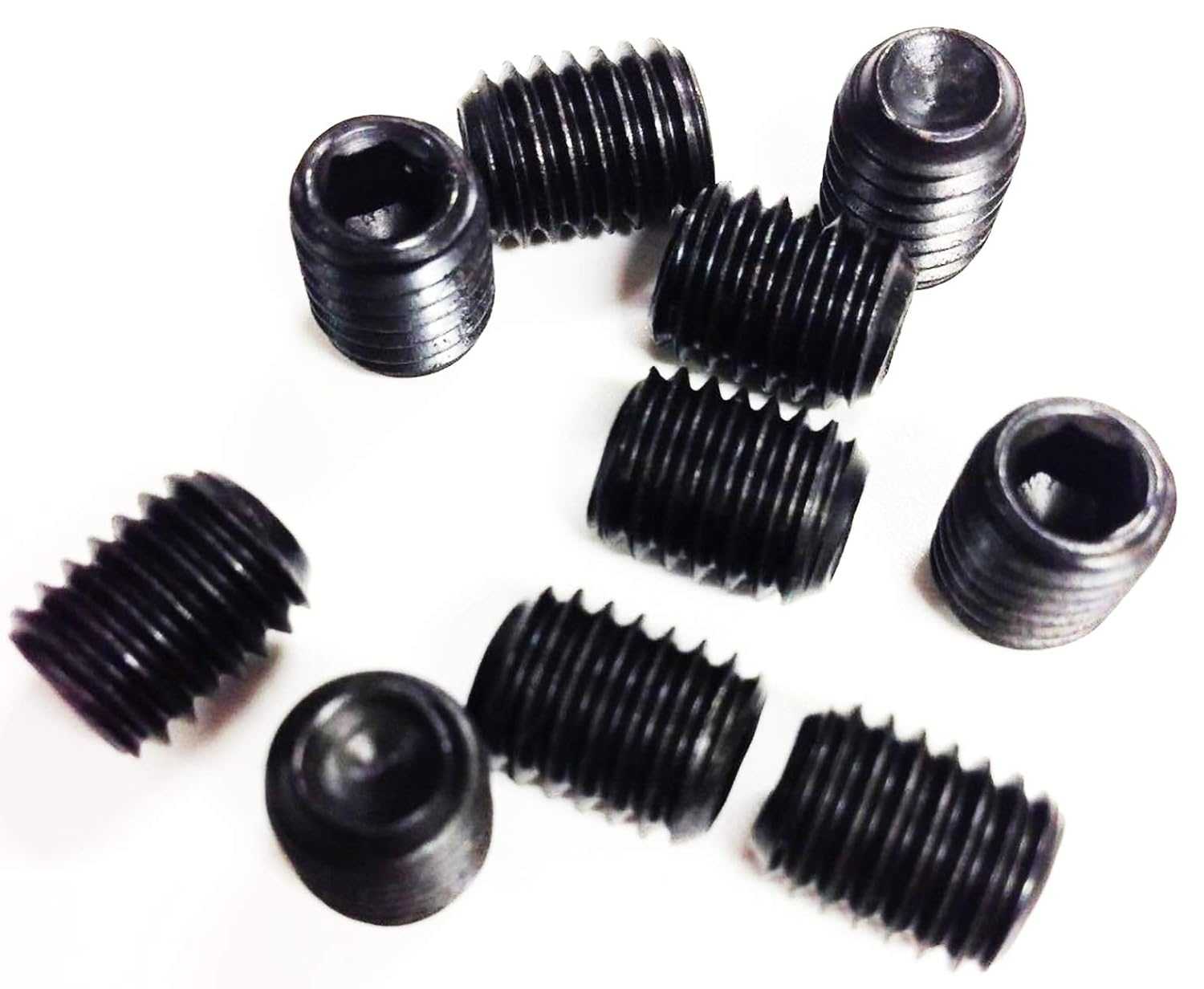 M3 x 5mm Grub Screws Cup Point (10 Pack) - Grade 45H High Tensile Steel  Warehouse Equip Uk