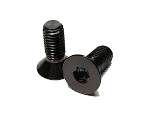 3mm high tensile countersunk M3 x 8mm black bolts pack of 16