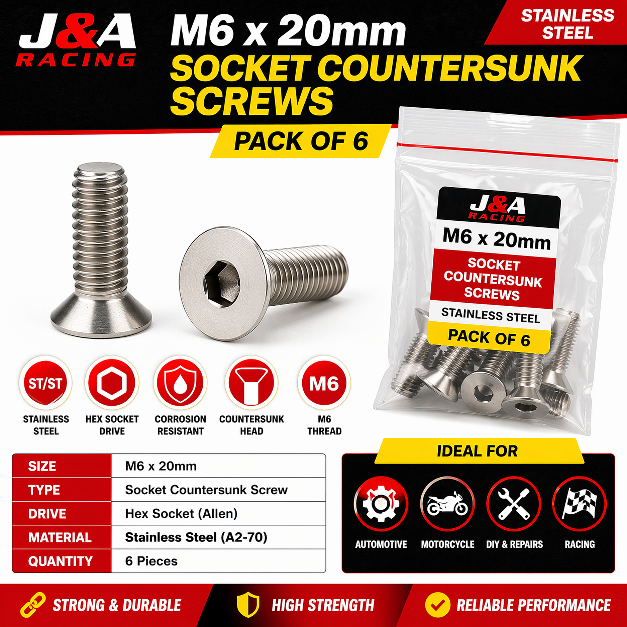 M5 x 10mm Pozi Pan Head Machine Screws - A2 Stainless Steel - Pack of 20