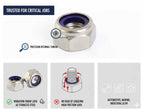 M10 x 1.50mm Standard Metric Pitch  A2 Stainless Steel  Pack of 12  Warehouse Equip Uk