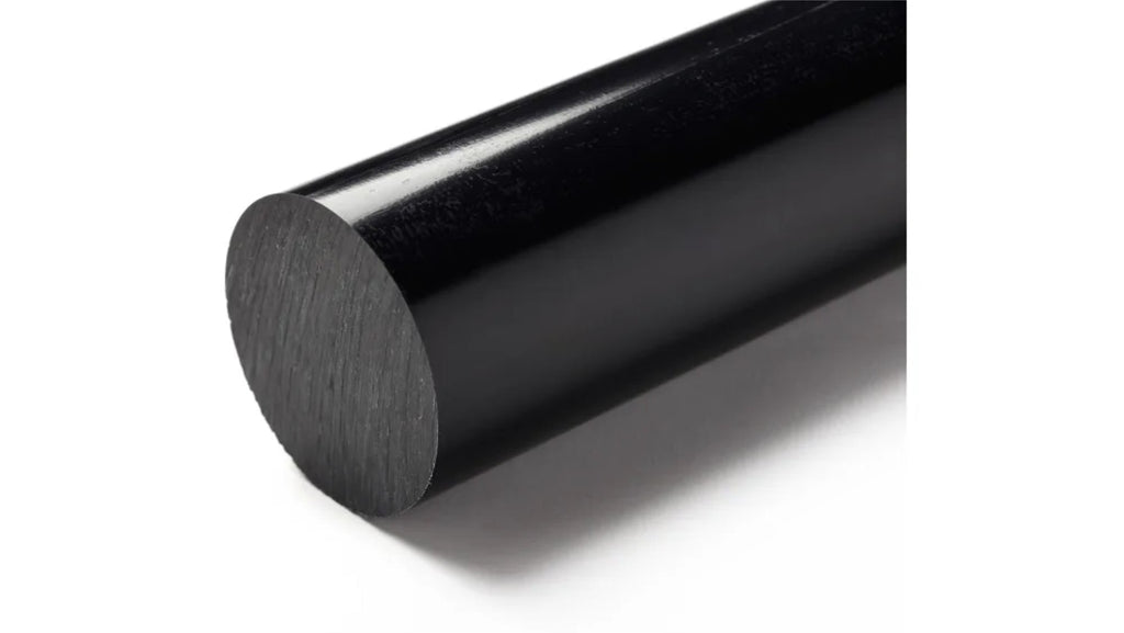 Black Nylon 6 plastic rod 60mm diameter 100mm length engineering material