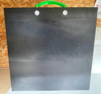Heavy Duty HDPE Outrigger Pads 500 x 500 x 60mm - Black Square Crane Stabiliser Pads 25t