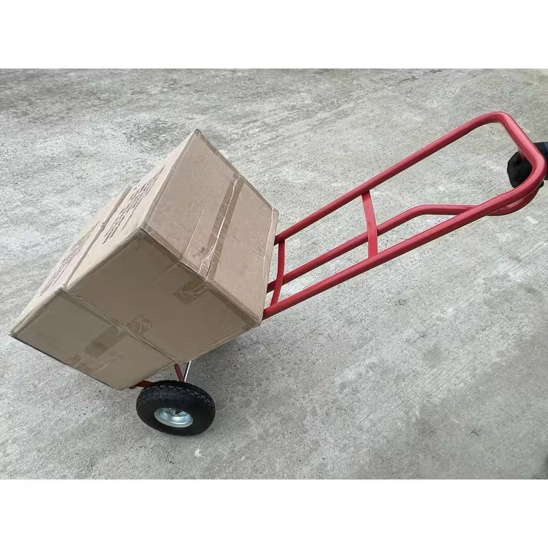 Heavy Duty Sack Truck 200kg - Pneumatic Tyred Hand Trolley