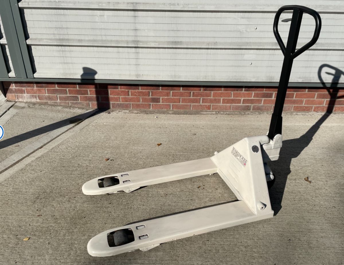 Pallet Truck Crown 2300kg, Used Wide Fork 1000 x 680mm
