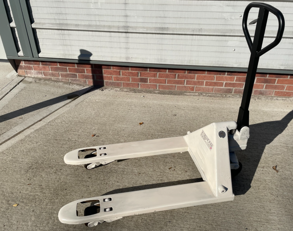 Pallet Truck Crown 2300kg, Used Wide Fork 1000 x 680mm