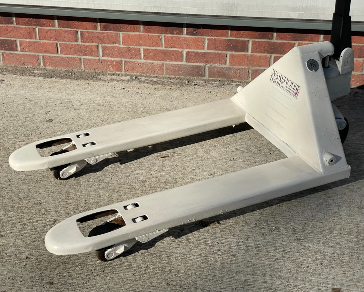 Pallet Truck Crown 2300kg, Used Wide Fork 1000 x 680mm