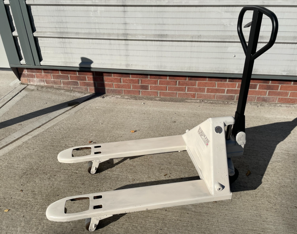 Pallet Truck Crown 2300kg, Used Wide Fork 1000 x 680mm