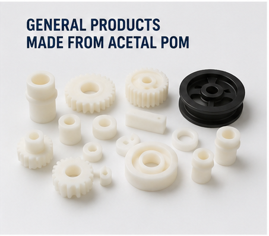 Acetal Rod white 50dia x 300mm