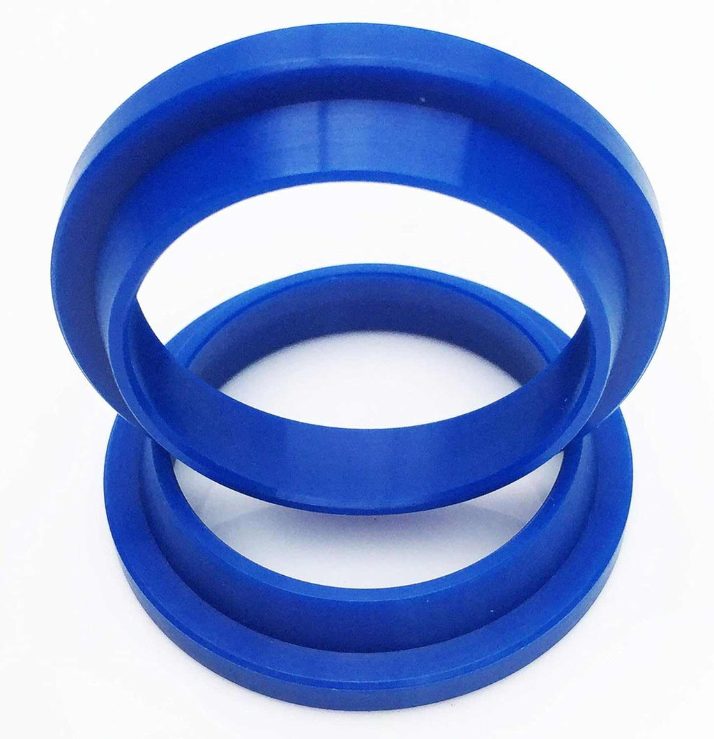 Hydraulic PU wiper seal 35mm ID x 47mm OD x 10mm high J type blue polyurethane seal