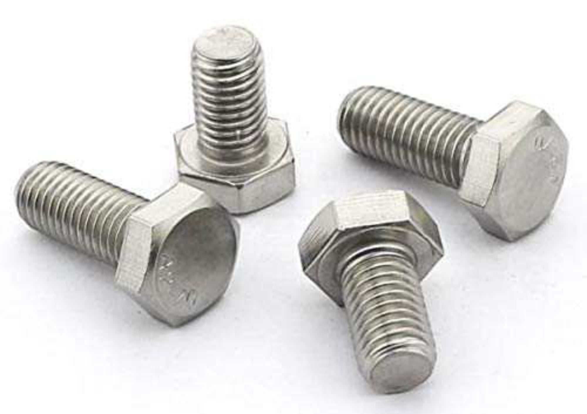 M12 x 80 Hex Head Bolts Grade 8.8 bright zinc plated pack of 4 for industrial strength fixing