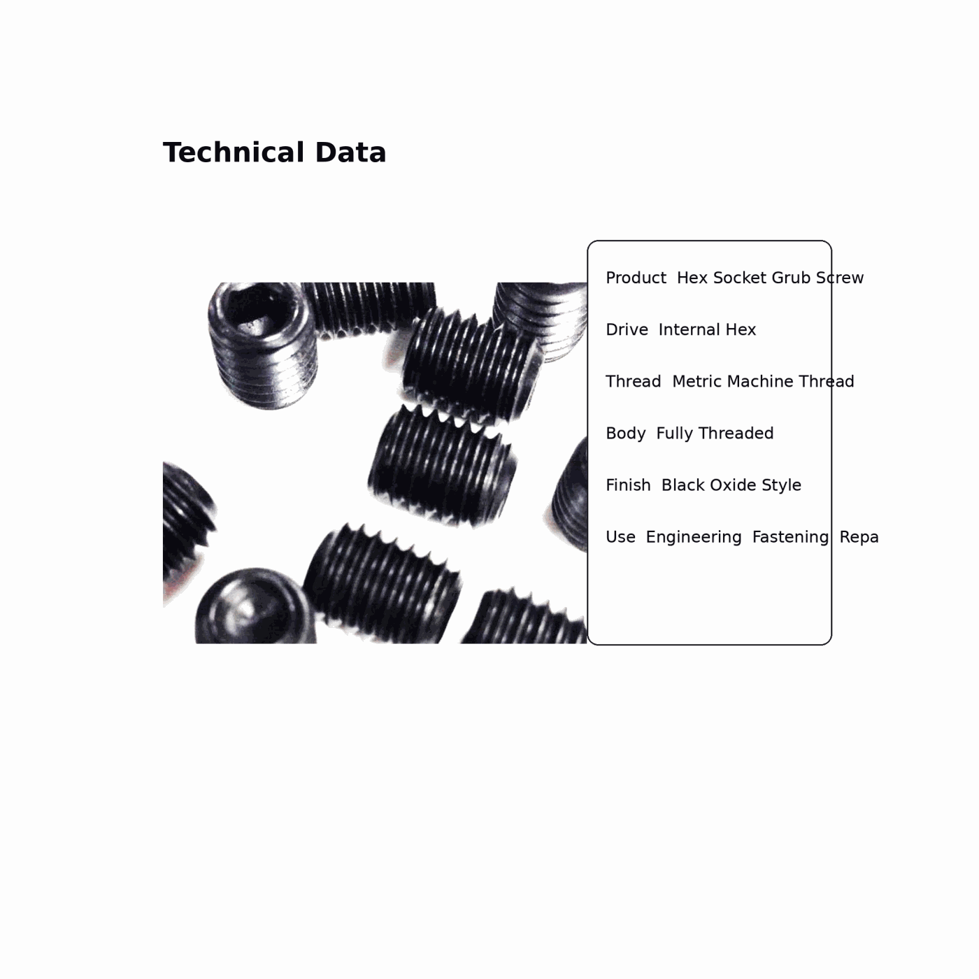 UNC 20 TPI 1/4Inch x 5/16Inch Socket Set/Grub Screws 10.9 Grade Ideal for Door Closers, Door Handles etc Pack of 10 | Generic