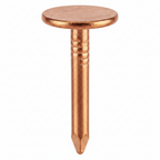 Copper Clout Nail - Close-up Head Detail