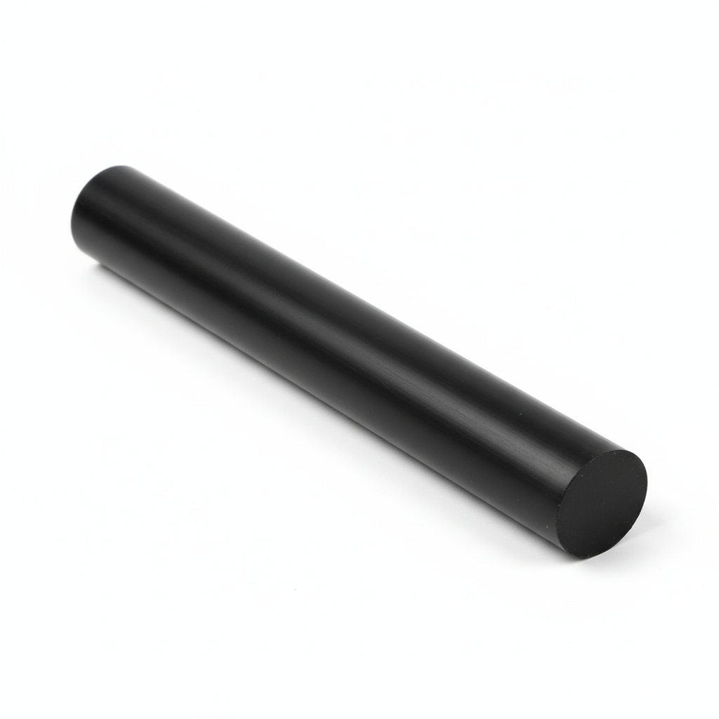 HDPE Black Rod - Angled