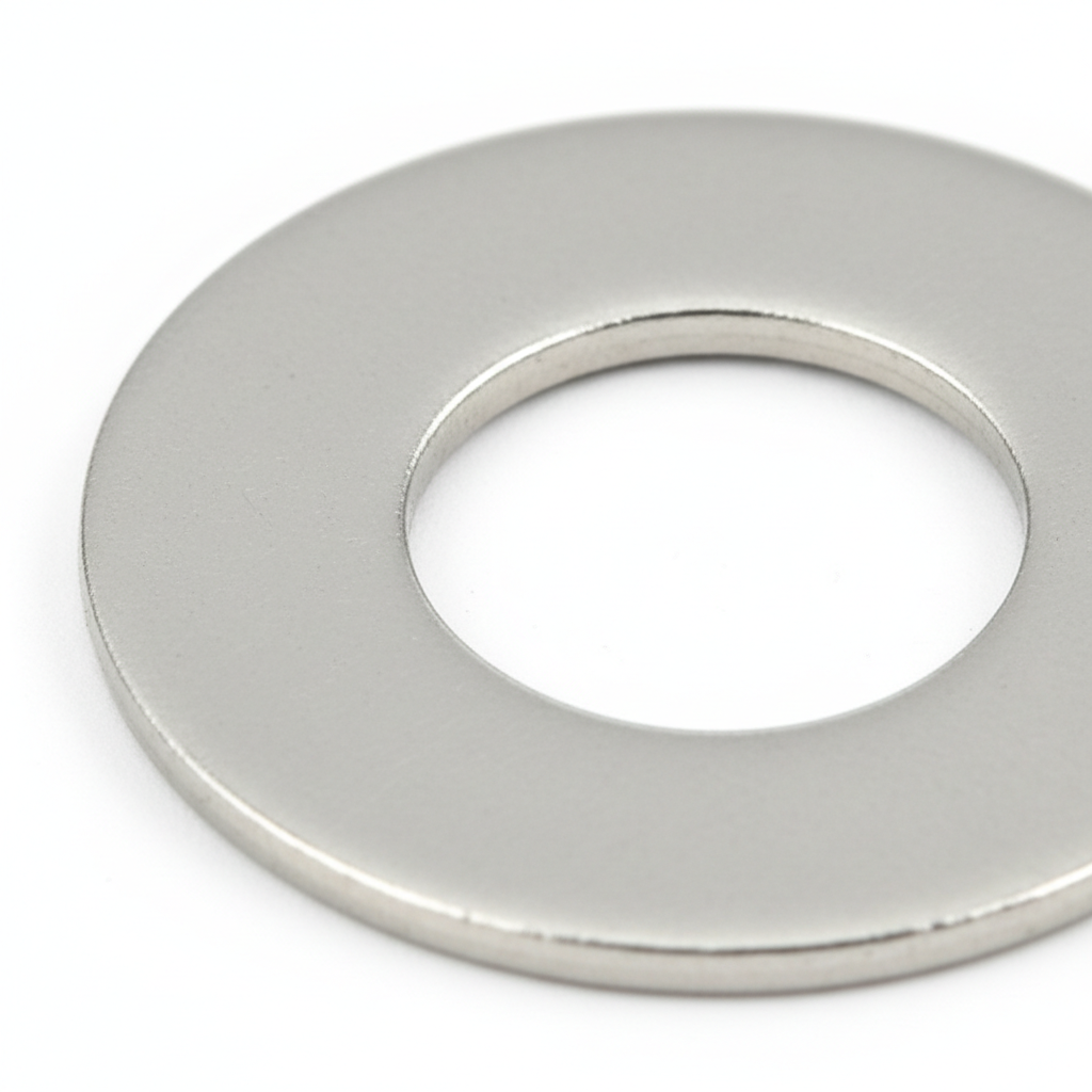 M12 Stainless Flat Washer - Close-up Detail