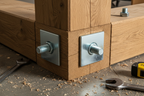 M20 Square Washer - Installed on Timber Joint