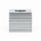 M20 Square Washers - Side Profile Stacked