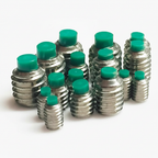 Nylon Tip Grub Screws M6 Green Tip A2 Stainless Steel