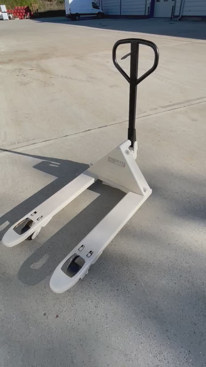 Pallet Truck Crown 2300kg, Used Wide Fork 1000 x 680mm