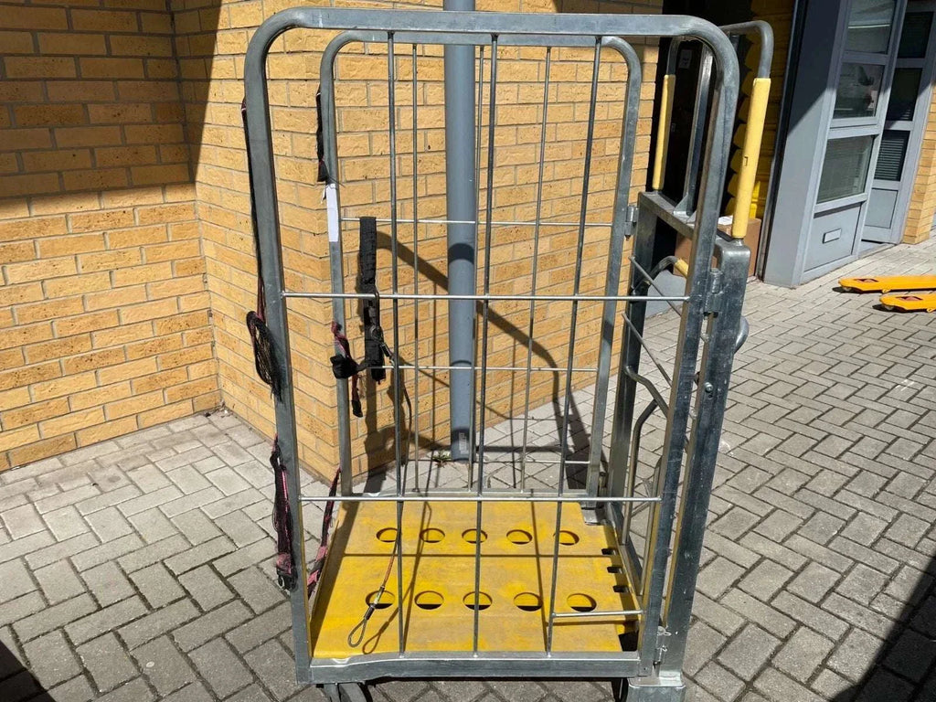 York Postal Roll Cage trolley with 150kg capacity and four steering wheels for smooth postal and warehouse use