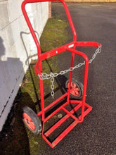 OXYGEN ACETYLENE GAS CYLINDER Trolley LINDE BOC Great condition ready for work!!